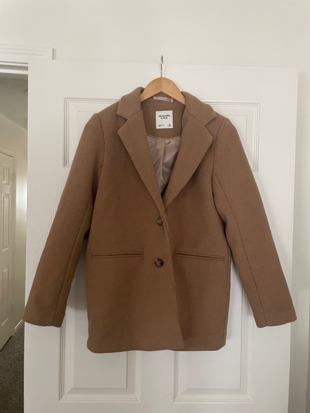 🧥 Abercrombie & Fitch Wool Blend Double Button Coat 🧥